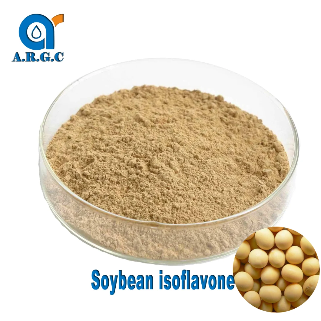 Argc Manufacturer Hot Supply Non-GMO Soybean Extract Phytoestrogen Soy Isoflavone CAS 574-12-9