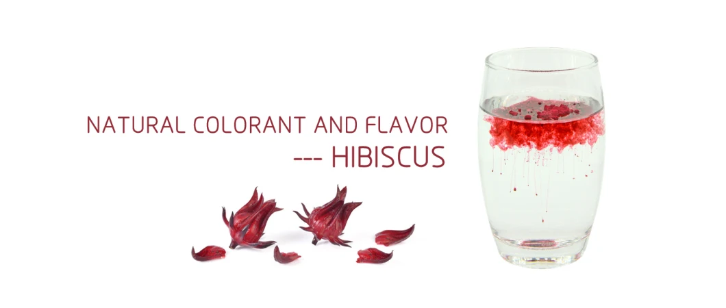 2023 Pure Natural Organic Hibiscus Superfood Sabdariffa Flower Extract Roselle Hibiscus Powder