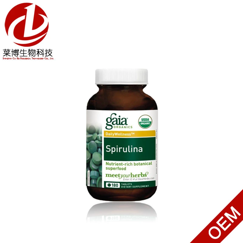 100% Herbal Nutrient-Rich Botanical Superfood Spirulina 180 Tablets