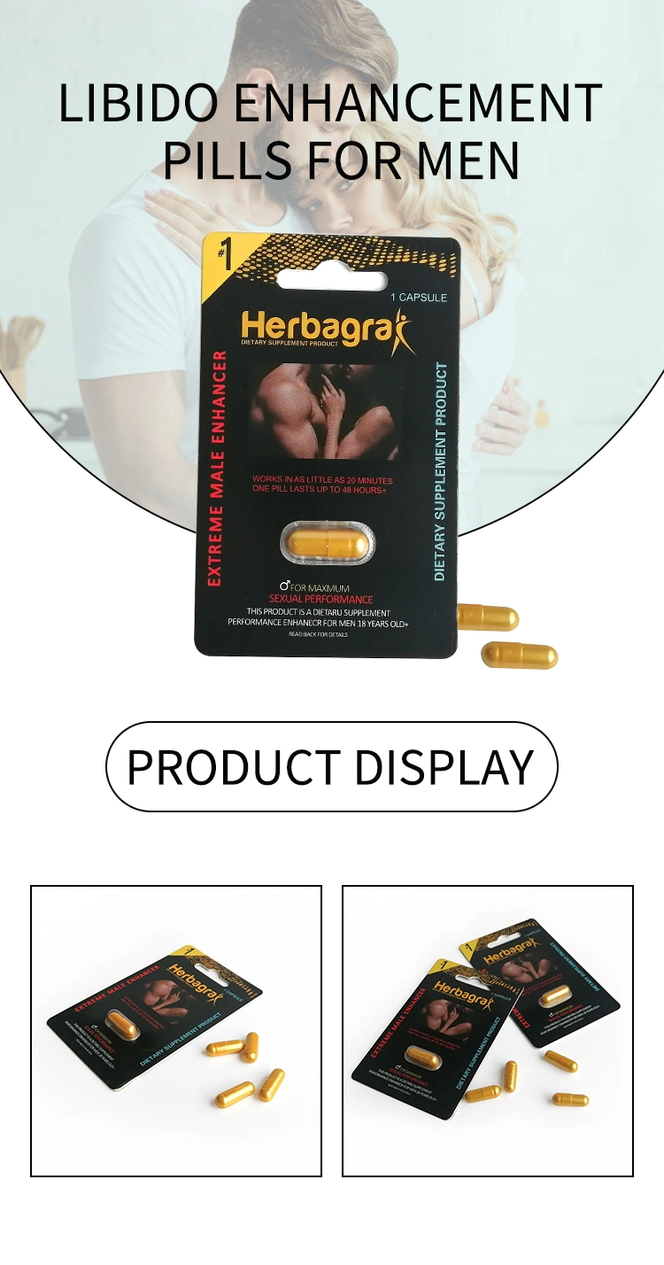 Herbal Supplements for Best Sexual Performance Strong and Hard Powerful Long Time Erection Delay Ejaculation Pills Card