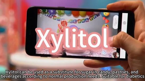 Halal Food Sweetener Xylitol Natural Sweetener Bulk Organic Xylitol Powder with Halal