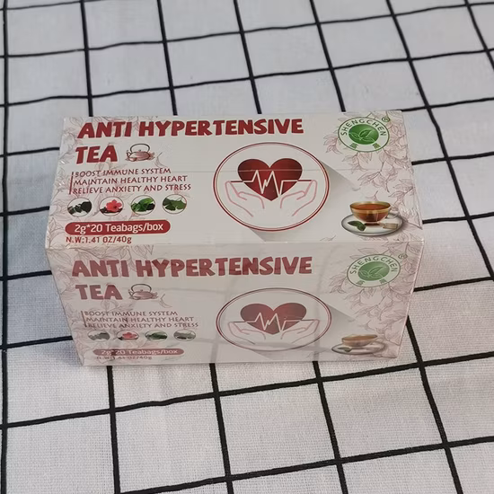 Private Label Health Herbal Tea Anti-Hypertensive Tea for Lowering Blood Pressure Tea